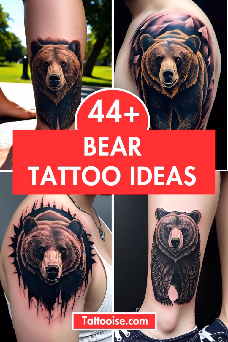 44+ Bear Tattoo Ideas 8 bear tattoo ideas