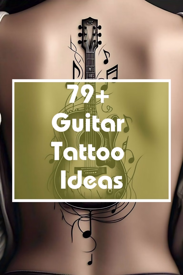 79+ Guitar Tattoo Ideas 47 Guitar tattoo ideas & designs