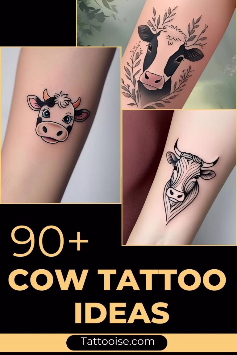 90+ Cow Tattoo Design Ideas 99 cow tattoo ideas