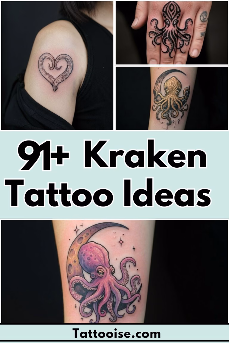 91+ Top Kraken Tattoo Designs with Powerful Meanings 96 Kraken tattoo ideas & designs