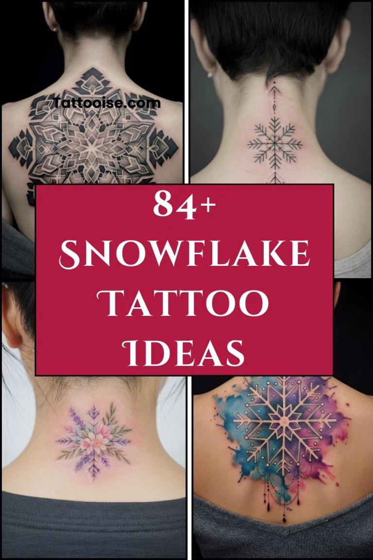 snowflake Tattoo Ideas