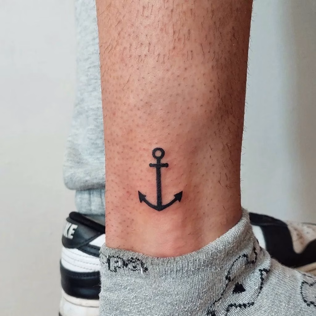 Small Anchor Tattoo