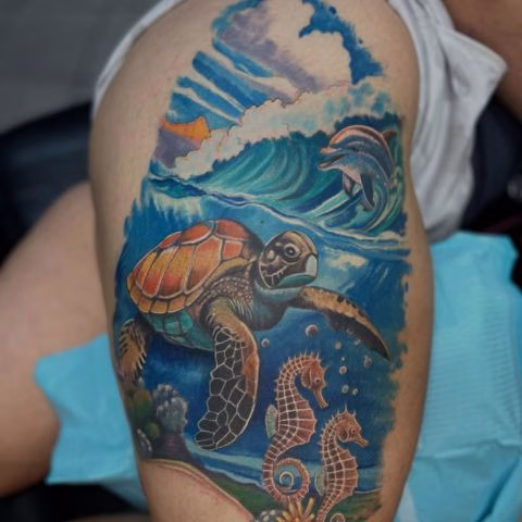 Best Ocean Tattoo