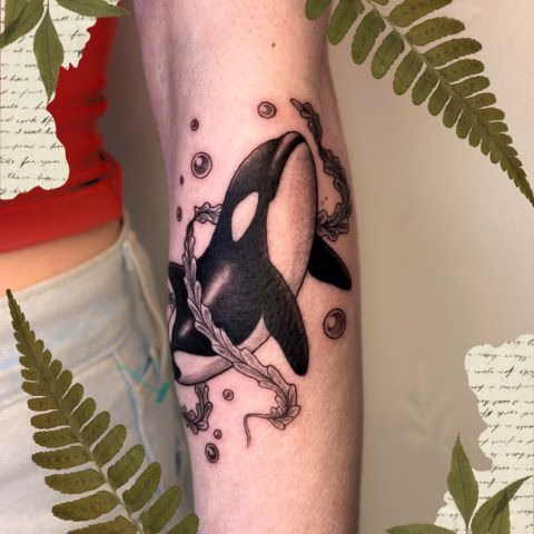 Ocean Dolphin Tattoo