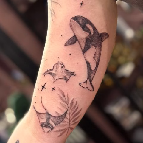 Unique Ocean Tattoo 