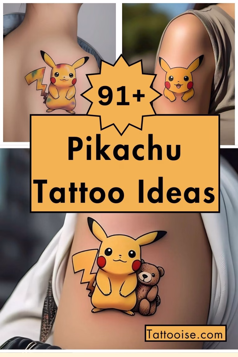 91+ Best Pikachu Tattoo Ideas, Meaning, and Inspiration 56 Pikachu Tattoo Ideas