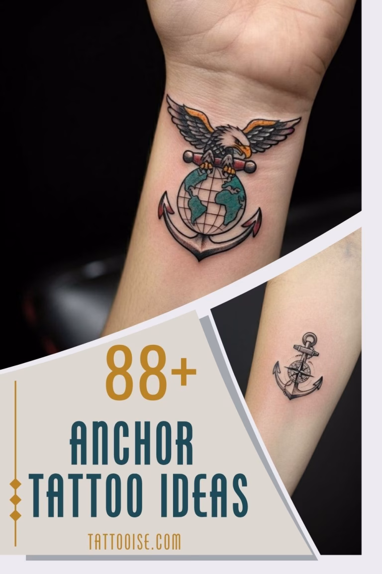 88+ Anchor Tattoos Ideas for Men and Women with Meaning 78 Anchor Tattoos Ideas