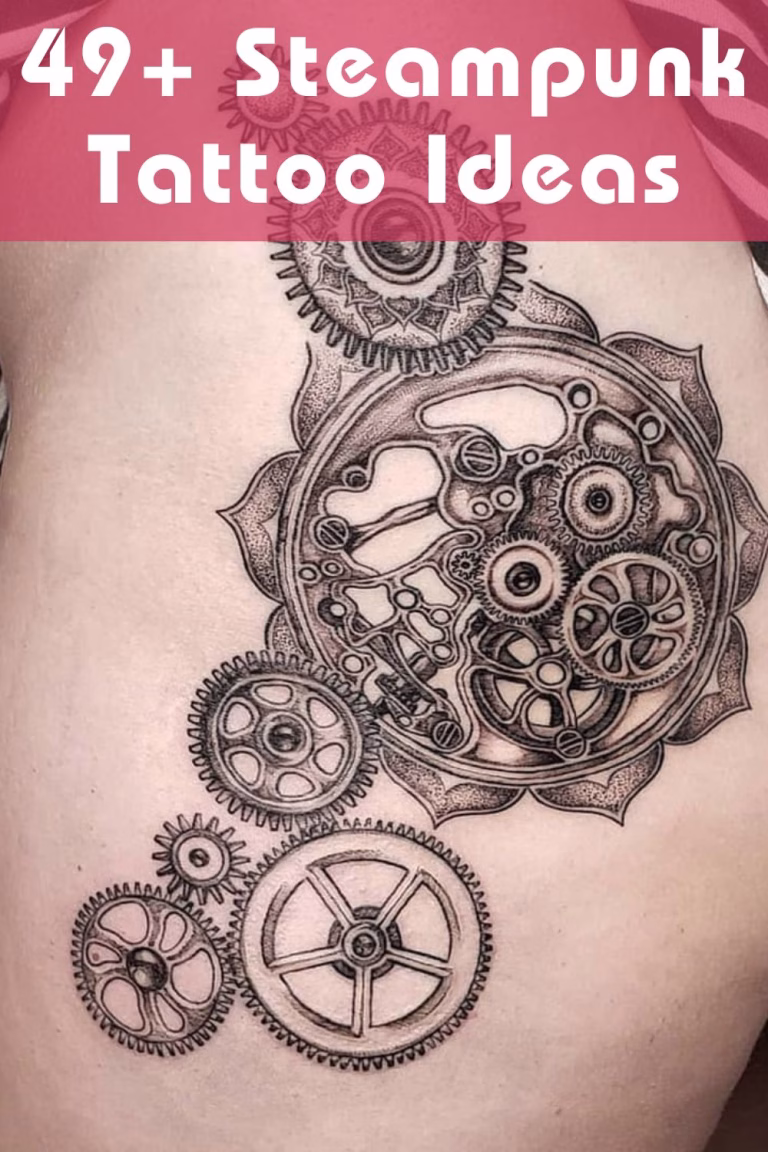 49+ Unique Steampunk Tattoo Ideas 87 Steampunk Tattoo Ideas