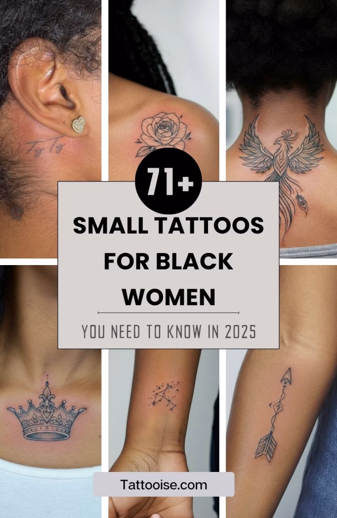 Beautiful Small Tattoos for Black Women